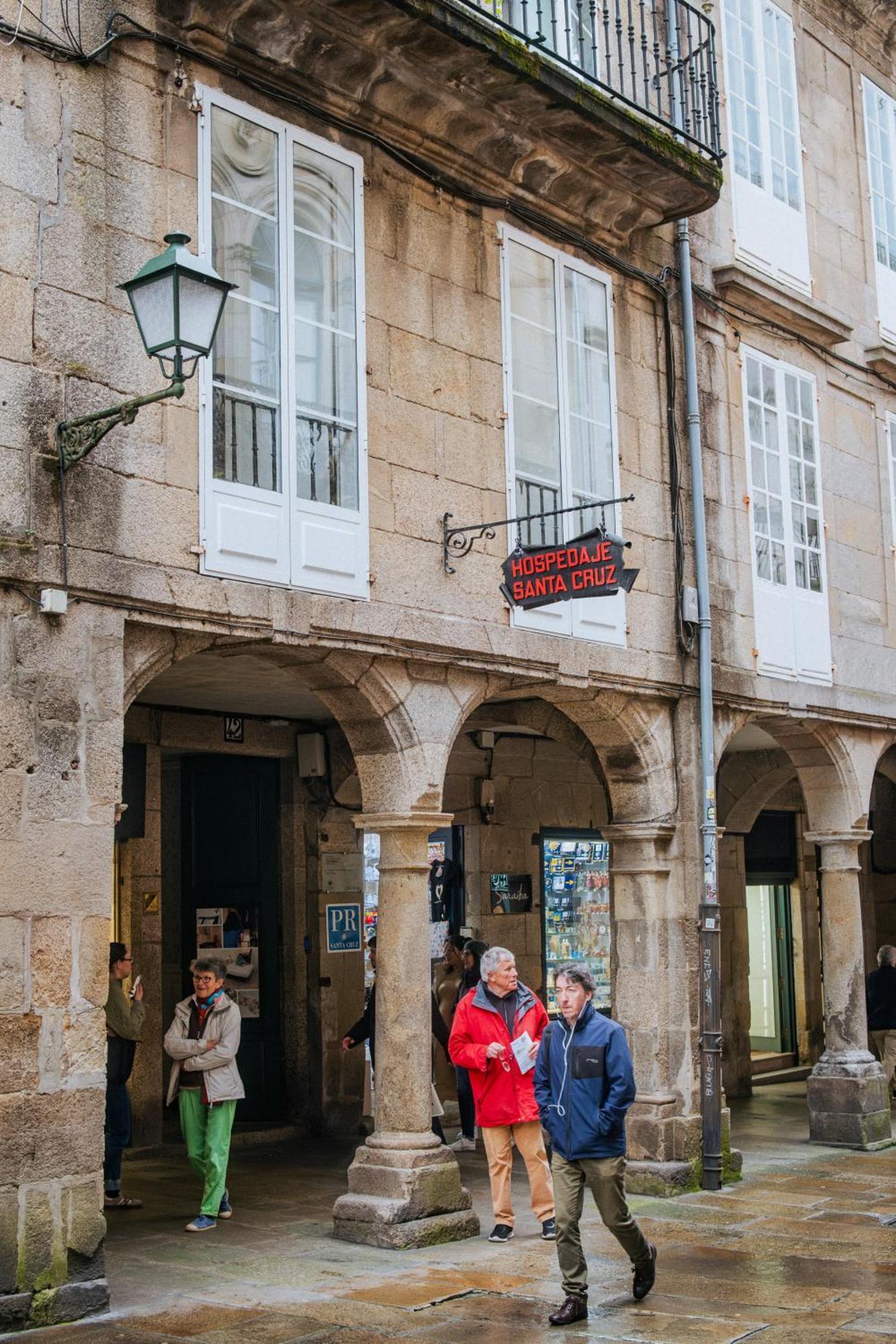Hostal Santa Cruz Santiago de Compostela Exterior photo